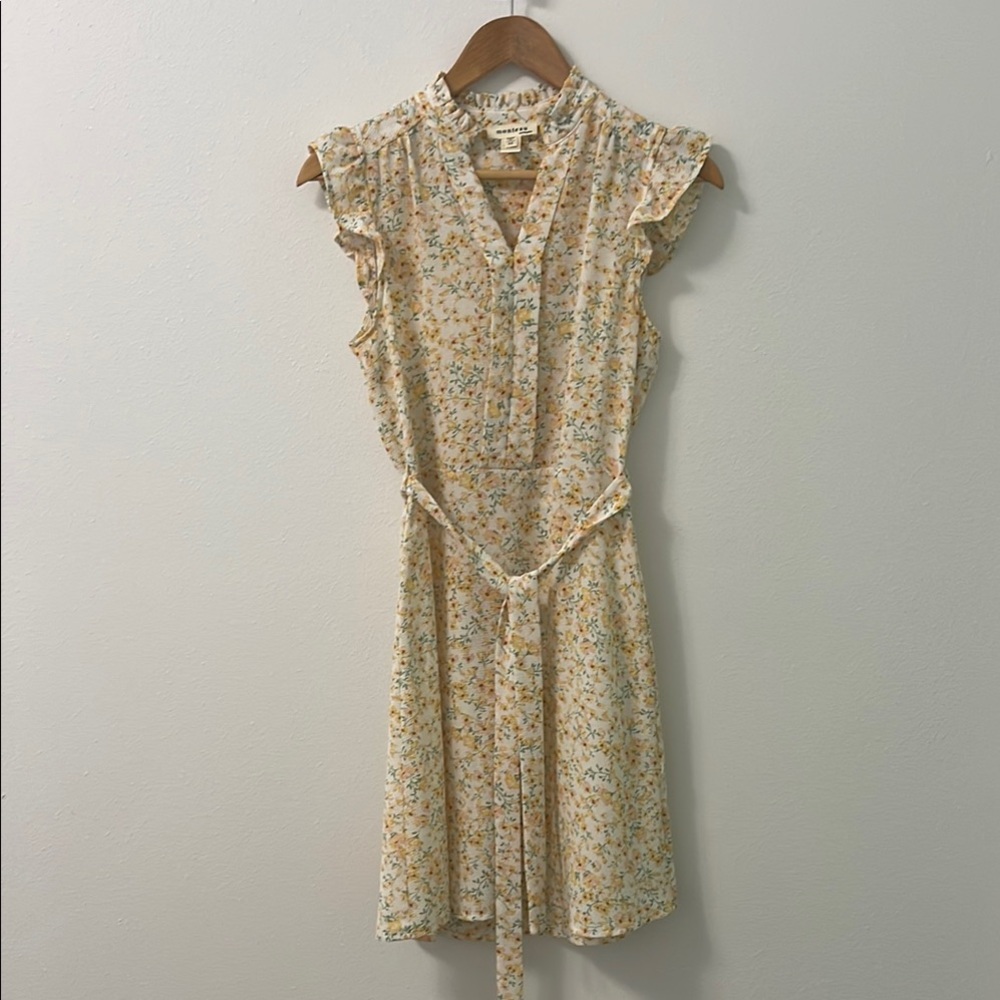 Floral Cream Dress